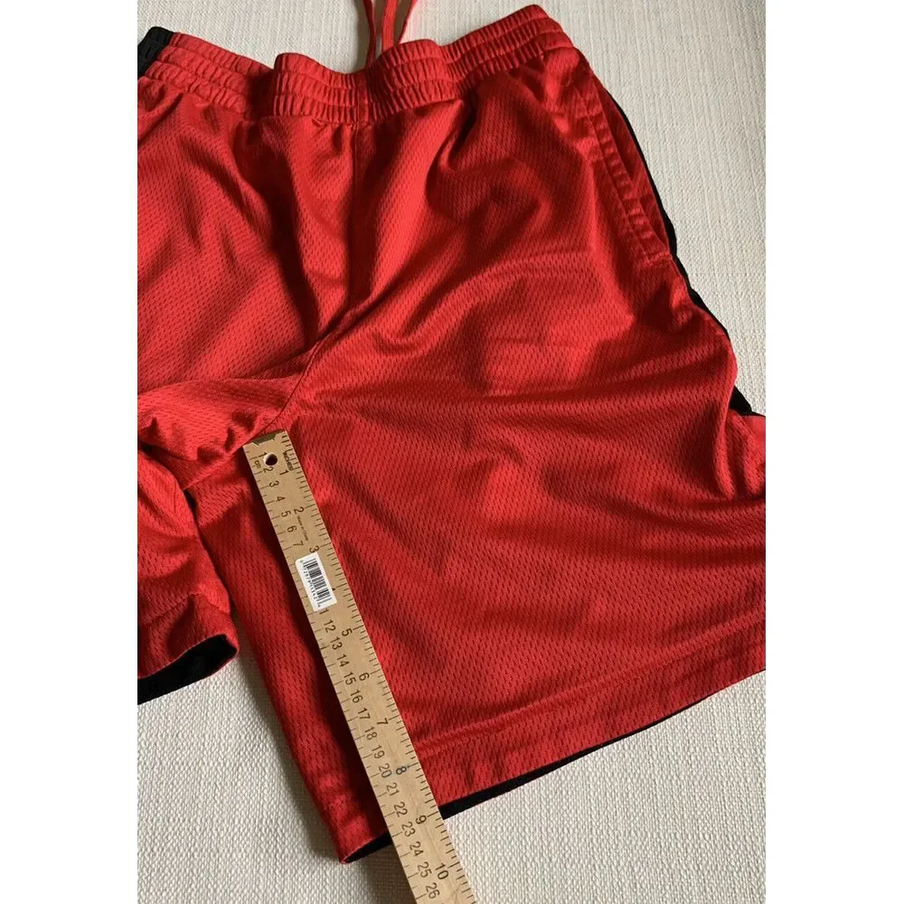 Vintage 5Star Basketball Reversible Men's Red/Black Training Shorts SZ M (32-34)
